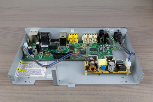 The old power supply board installed in the HC300.